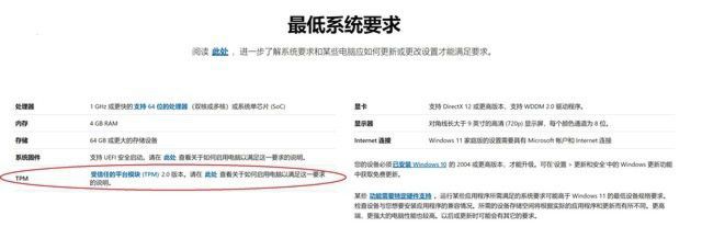 不是所有电脑都能升Win11 这个参数不能忽视