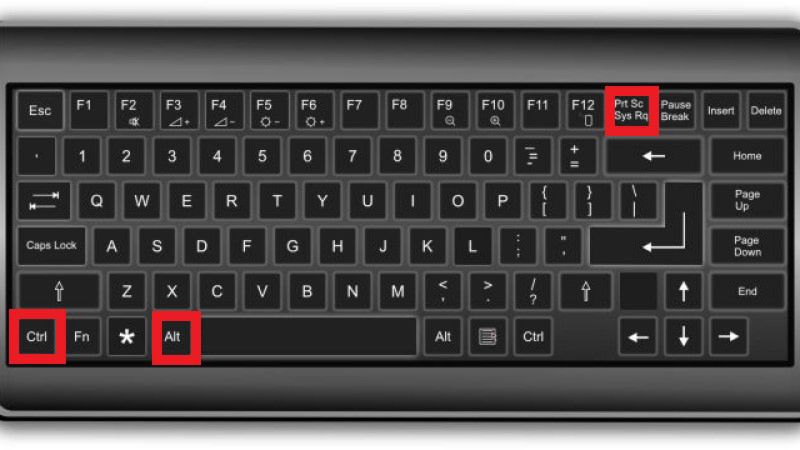 电脑截屏快捷键ctrlalta，windows截图快捷键